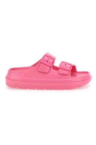 Čevlji Chunky Fuxia z dvojnim trakom Woz 11