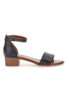 Črne sandale z nizkim petom Pittarello Look 243035