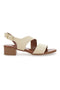 Sandali Sand iz pravega usnja s peto 4 cm Pittarello Look 243080