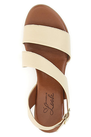 Sandali Sand iz pravega usnja s peto 4 cm Pittarello Look 243080