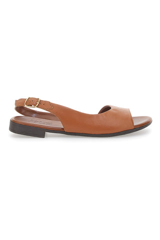 Ploščati sandali Brandy iz pravega usnja Pittarello Look 225110