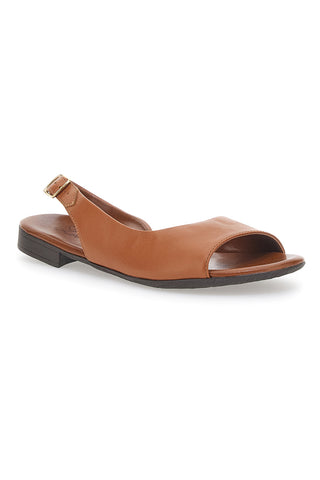 Ploščati sandali Brandy iz pravega usnja Pittarello Look 225110