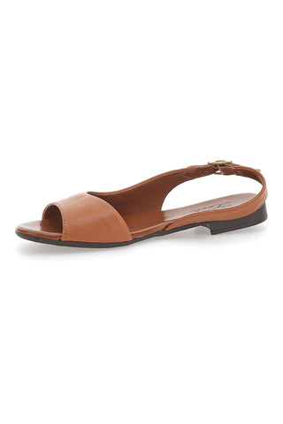 Ploščati sandali Brandy iz pravega usnja Pittarello Look 225110