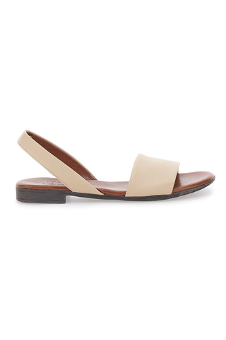 Ploščati sandali iz usnja Pittarello Look 225140