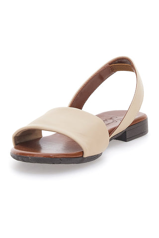 Ploščati sandali iz usnja Pittarello Look 225140