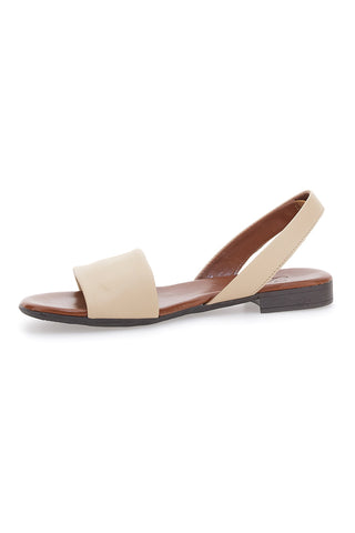 Ploščati sandali iz usnja Pittarello Look 225140