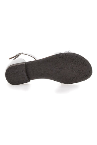 Bele sandale z usnjenim podplatom Pittarello Look 225410