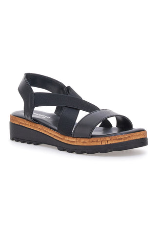 Črne ženske sandale Pittarello Love 3105