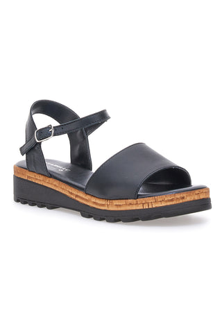 Črne ženske sandale Pittarello Love 3185