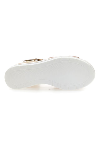 Usnjene sandale s platformo Energy 421