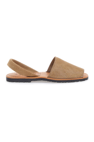 Sandali Minorchine Beige iz usnja Fly Nature 204