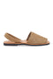 Sandali Minorchine Beige iz usnja Fly Nature 204