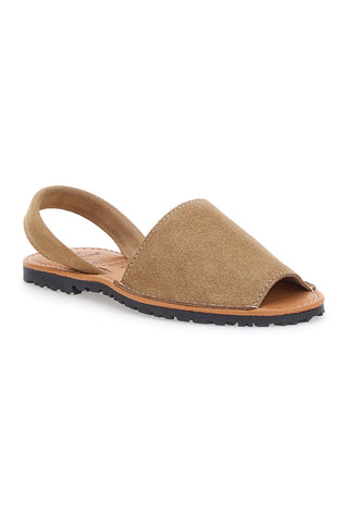 Sandali Minorchine Beige iz usnja Fly Nature 204