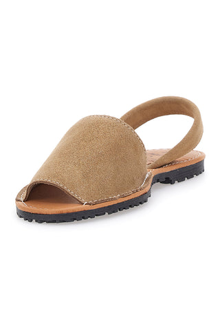 Sandali Minorchine Beige iz usnja Fly Nature 204