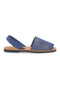 Modri usnjeni sandali Minorchine Fly Nature 204