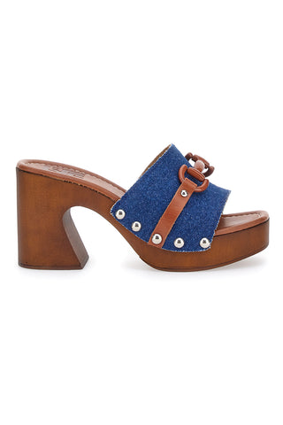 Jeans klompi s peto 9 cm Pittarello Love 15495JP