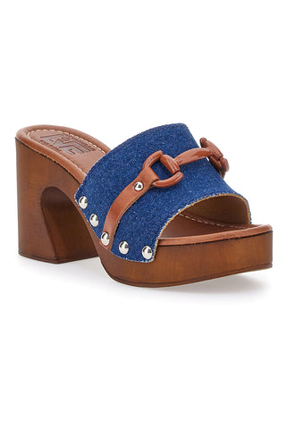 Jeans klompi s peto 9 cm Pittarello Love 15495JP