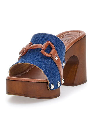 Jeans klompi s peto 9 cm Pittarello Love 15495JP