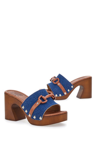 Jeans klompi s peto 9 cm Pittarello Love 15495JP