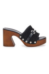 Črni cokli s peto 9 cm Pittarello Love 15495