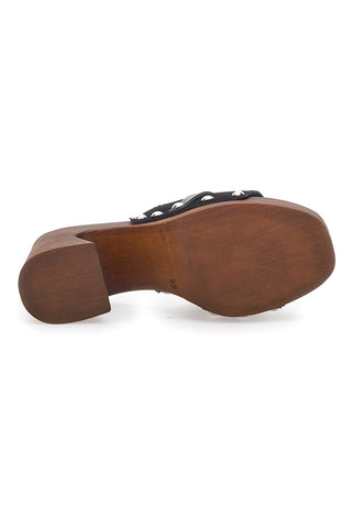 Črni cokli s peto 9 cm Pittarello Love 15495