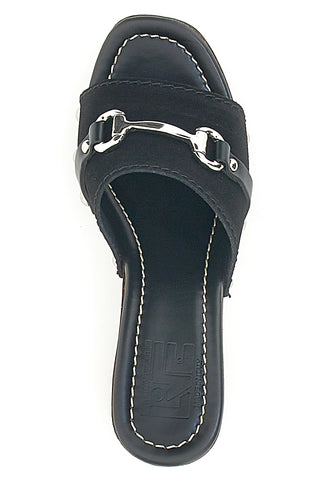 Črni cokli s peto 9 cm Pittarello Love 15495