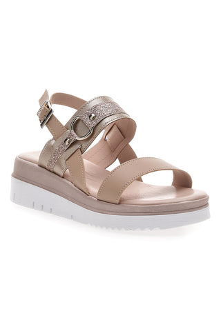 Sandali Platform Rosa Cafè Cost 4081