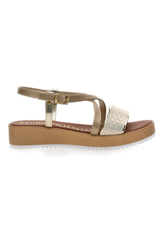 Poletne sandale Gold Made in Italy Mio Tempo 4161