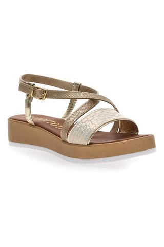 Poletne sandale Gold Made in Italy Mio Tempo 4161
