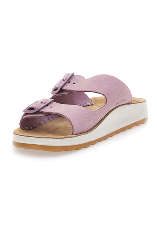 Lila natikači s sponkami Fly Flot 7764