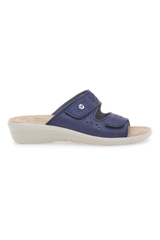 Modre natikače Made in Italy z nastavljivimi trakovi Fly Flot 45663