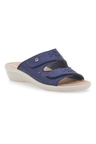 Modre natikače Made in Italy z nastavljivimi trakovi Fly Flot 45663