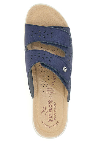 Modre natikače Made in Italy z nastavljivimi trakovi Fly Flot 45663