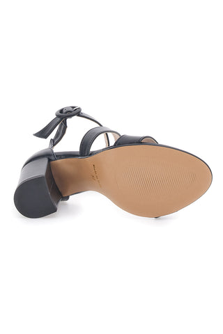 Črne sandale s peto Pittarello Love 937