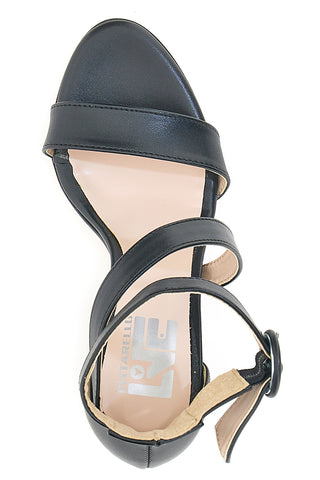 Črne sandale s peto Pittarello Love 937