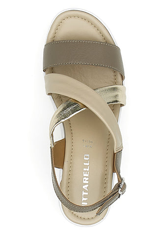 Sandali Oro con Platform Pittarello 191004