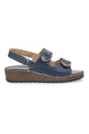 Sandali Navy Sling-back z velcro zaponko Pittarello 42063