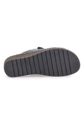 Sandali Navy Sling-back z velcro zaponko Pittarello 42063