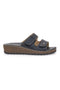 Črne copate Comfort Vera Pelle Pittarello 42062