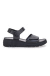 Črne sandale z velcro trakovi Mio Tempo 350005