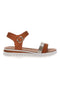 Sandali Cognac Made In Italy Plocadi 001
