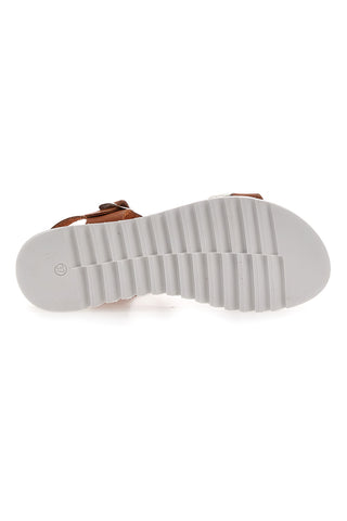 Sandali Cognac Made In Italy Plocadi 001