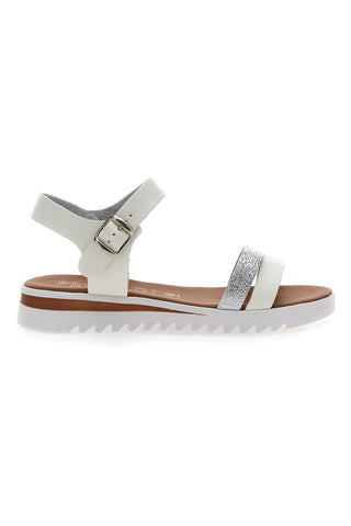 Bele sandale Made in Italy Plocadi 001