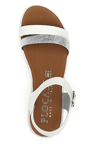 Bele sandale Made in Italy Plocadi 001