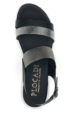 Črni sandali Made in Italy Plocadi 008