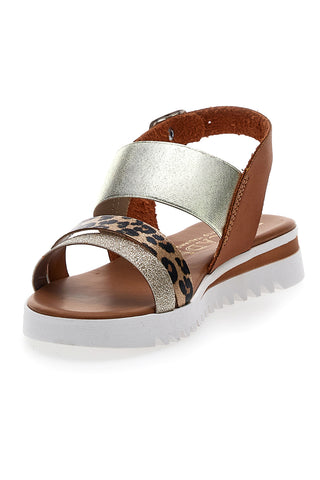 Rjave sandale Made in Italy Plocadi 008