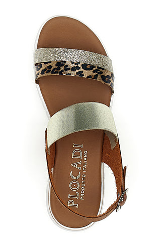 Rjave sandale Made in Italy Plocadi 008