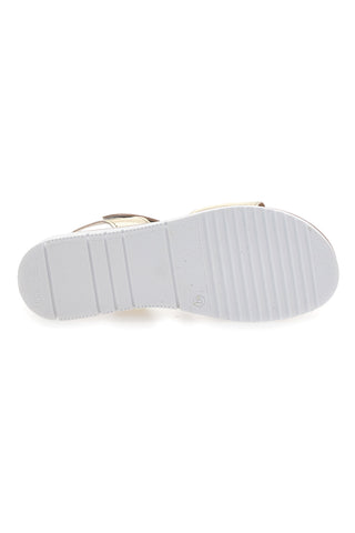 Sandali Platino z velcro trakovi Cafe'Cost 5010