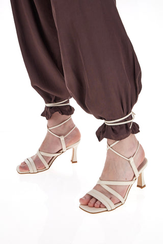 Sandali z visoko peto Lace-Up Panna Pittarello Glam 3615