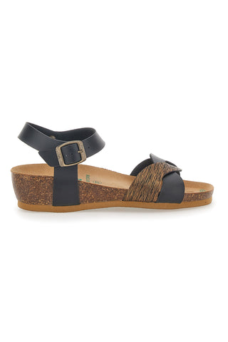 Sandali z jermenčkom, črni Bio Up 22711